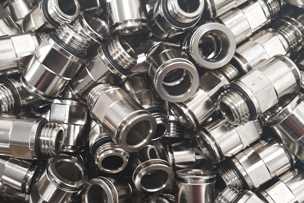 Pneumatic fittings brass